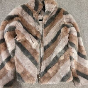 Whistler Blush Multi-Colored Faux Jacket